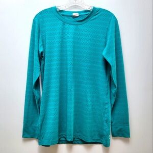 ZYIA ACTIVE | Teal Green Chill Athletic Shirt, Sz. M